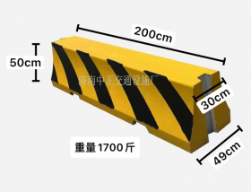 2×50围挡水泥墩