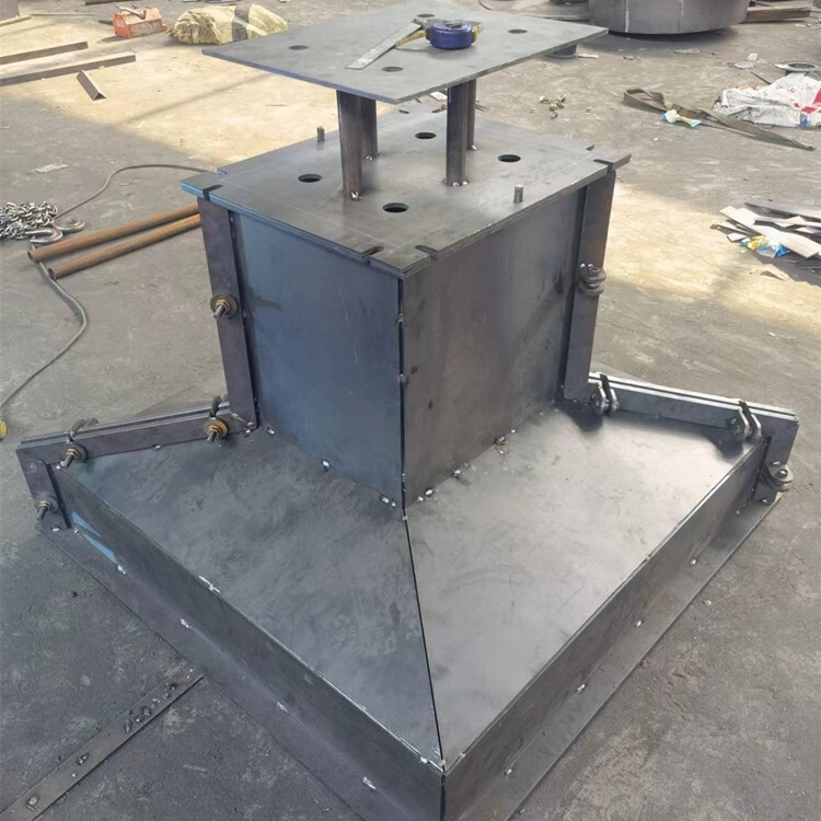 混凝土基础墩模具使用方法_混凝土光伏水泥墩_预制钢结构基础墩模具